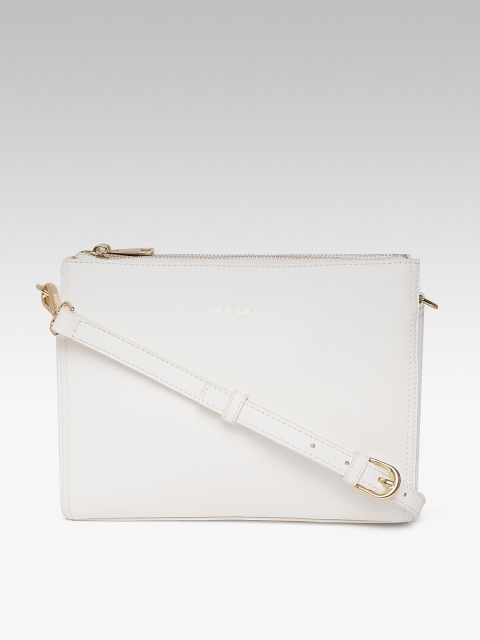 

HEATWAVE White Solid Sling Bag