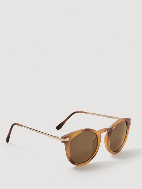 

MANGO Women Oval Sunglasses 23005672-32, Brown