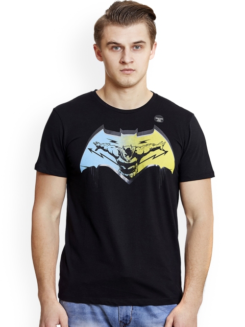 

Free Authority Men Black Batman Printed T-shirt