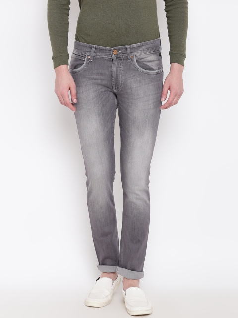 

Numero Uno Men Grey Skinny Fit Mid-Rise Clean Look Stretchable Jeans