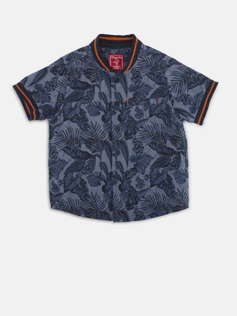 

Chirpie Pie by Pantaloons Boys Blue Regular Fit Printed Casual Shirt