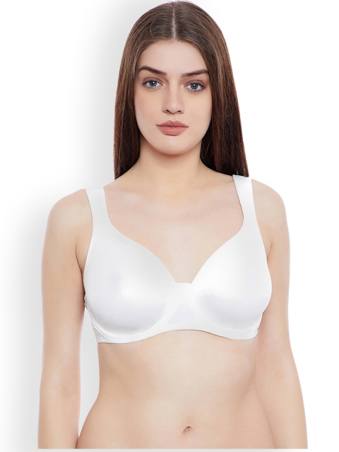 

Clovia Non-Padded Underwired Plus Size T-Shirt Bra, White