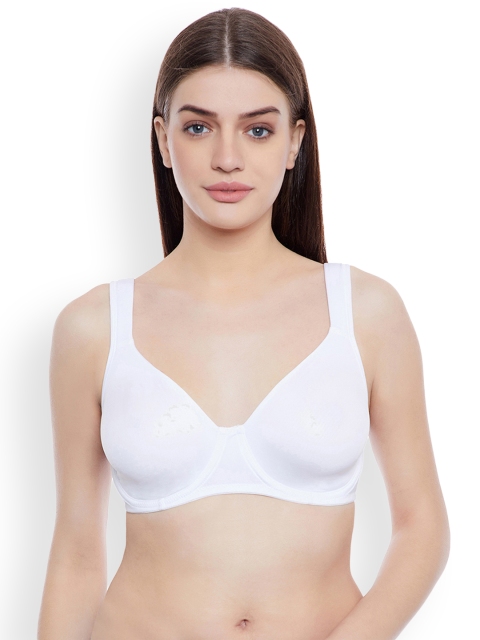 

Clovia Non-Padded Underwired Plus Size T-Shirt Bra, White