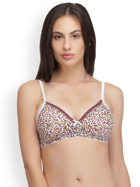 

Clovia Cotton Padded Non Wired Multiway T-Shirt Bra, White