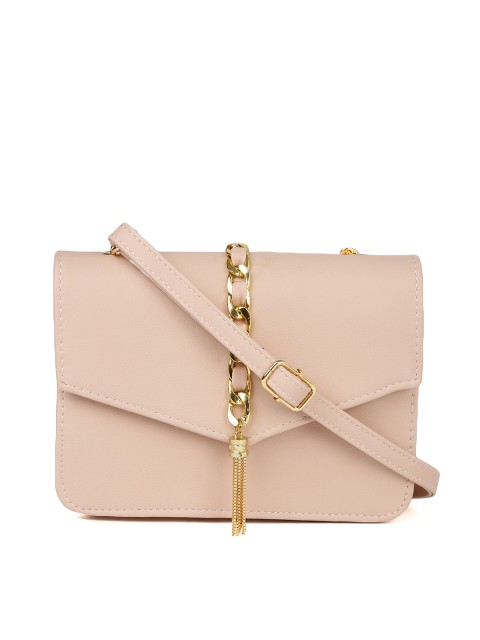 

Ginger by Lifestyle Pink Solid Sling Bag