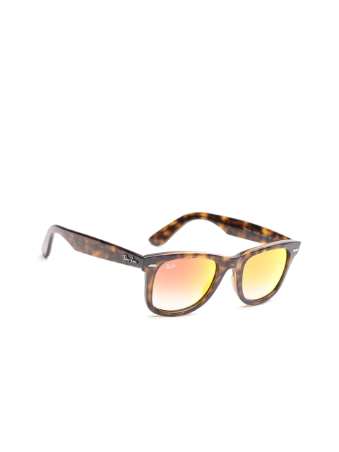 

Ray-Ban Unisex Mirrored Wayfarer Sunglasses 0RB4340710/4W50, Yellow