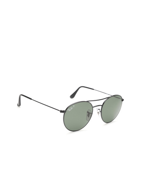 

Ray-Ban Unisex Polarised Oval Sunglasses 0RB3598I002/5850, Green