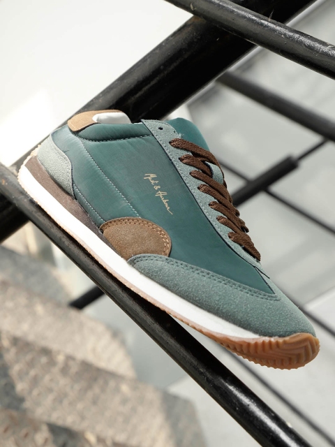 

Mast & Harbour Men Teal Green Sneakers