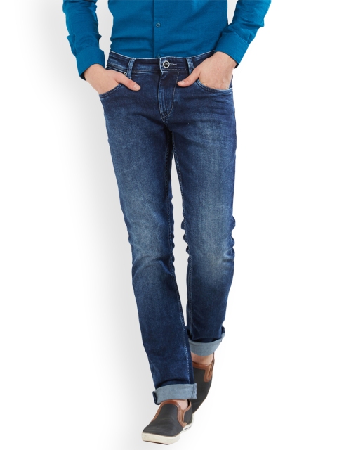

Lawman pg3 Men Blue Slim Fit Mid-Rise Clean Look Stretchable Jeans