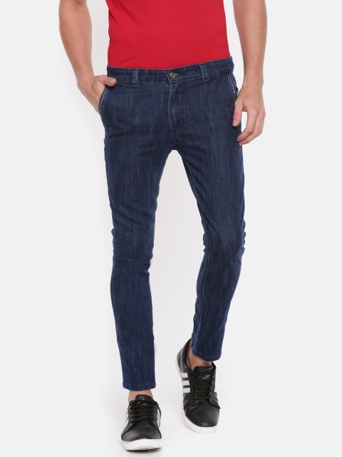 

Sports52 wear Men Blue Regular Fit Solid Regular Trousers