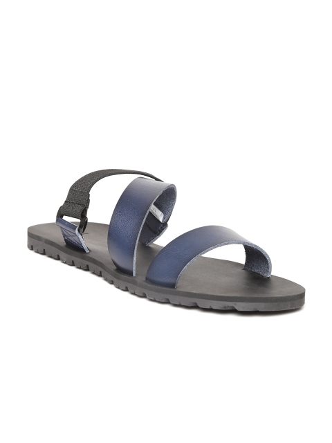 

United Colors of Benetton Men Blue Solid Slip-On