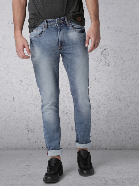 

Ecko Unltd Men Blue Slim Fit Mid-Rise Clean Look Stretchable Jeans