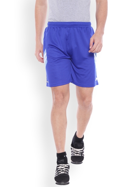 

FiTZ Men Blue Solid Regular Fit Sports Shorts
