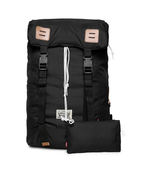 

Levis Unisex Black Solid Transit Backpack