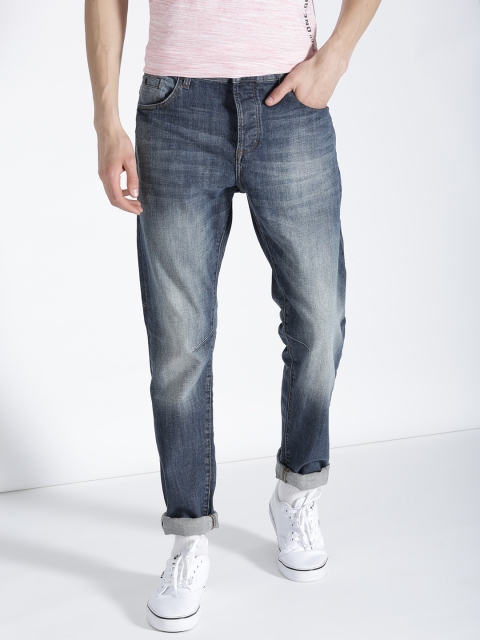 

s.Oliver Men Blue Regular Fit Mid-Rise Clean Look Stretchable Jeans