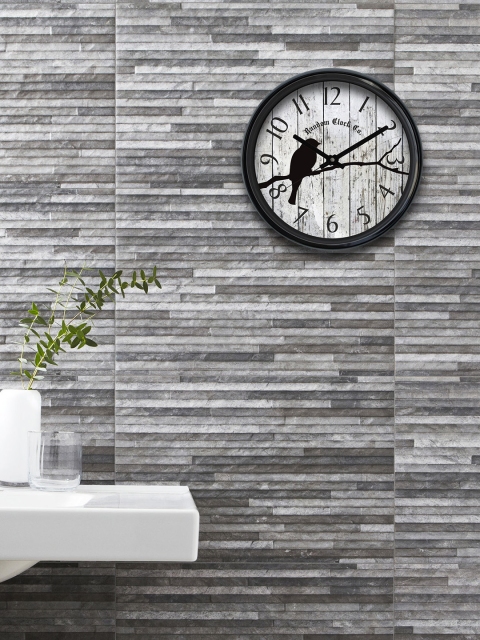 

RANDOM Off-White Round Printed 30.48 cm Analogue Wall Clock