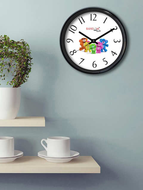 

RANDOM White Round Printed 30.48 cm Analogue Wall Clock