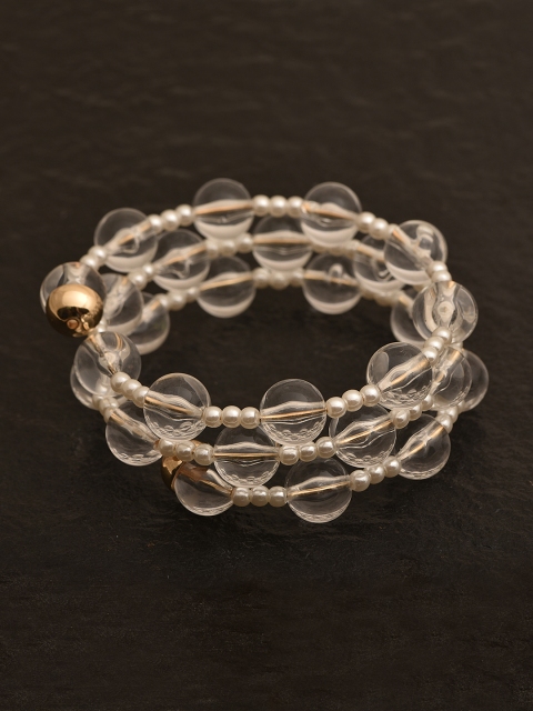 

Pipa Bella Gold-Toned Metal Elasticated Bracelet