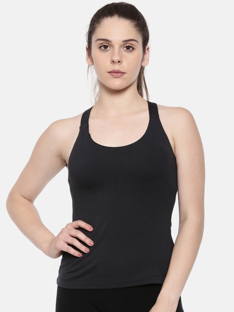 

SATVA Women Black Solid Tank Top