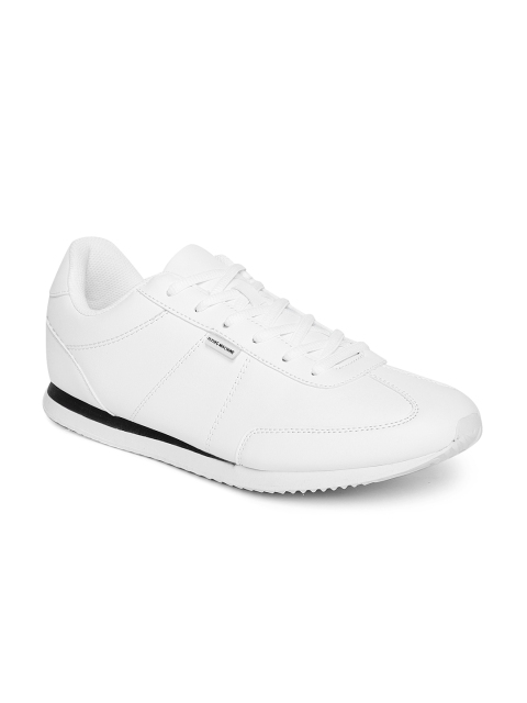 

Flying Machine Men White Suede Sneakers