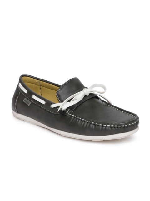 

Flying Machine Men Grey Suede Boat Shoes