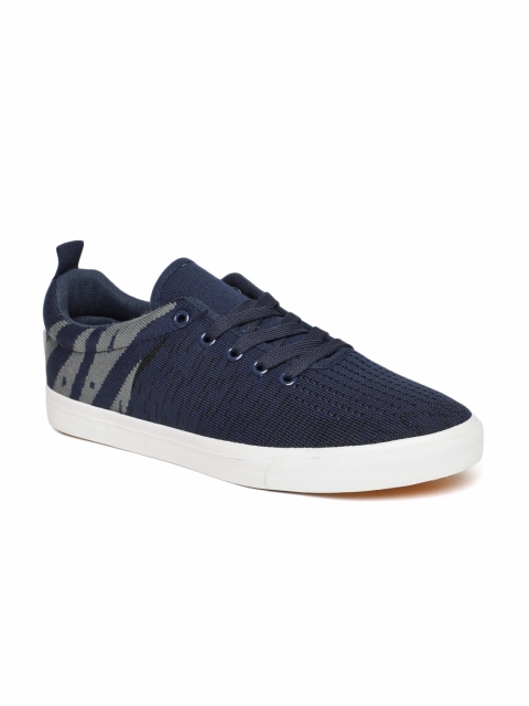 

Flying Machine Men Navy Blue Suede Sneakers