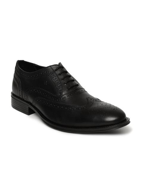 

Arrow Men Black Cloey Leather Brouges