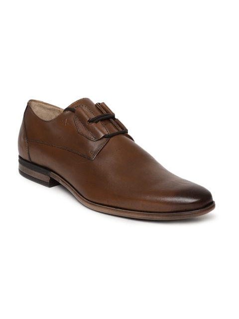 

Arrow Men Tan Brown Bruze Leather Derbys