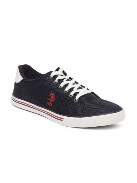 

U.S. Polo Assn. Men Navy Nassy Sneakers, Navy blue