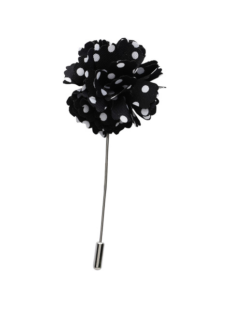 

Alvaro Castagnino Men Black Silver Lapel Pin