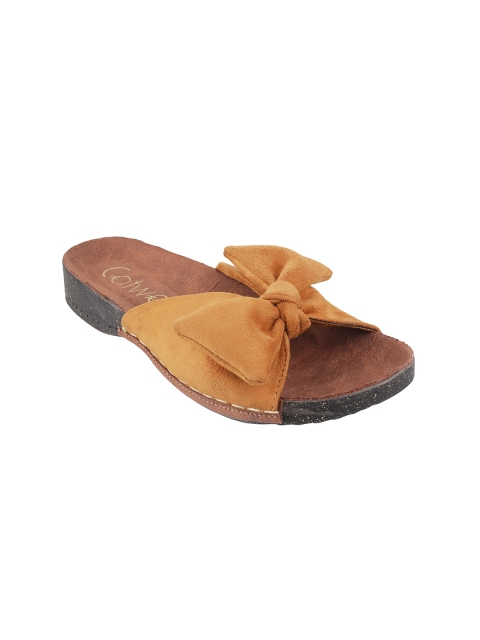 

Catwalk Women Tan Brown Solid Open Toe Flats