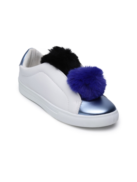 

Catwalk Women White Slip-On Sneakers