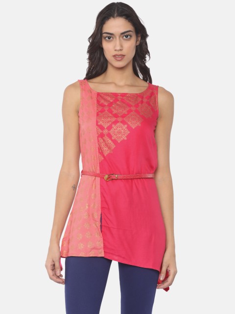 

Bronz Pink Printed Tunic