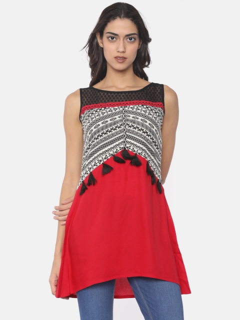 

Bronz Red Printed Tunic