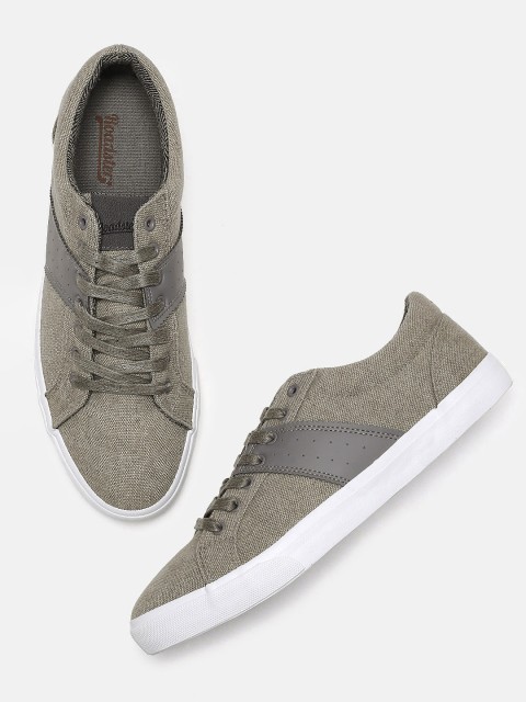 

Roadster Men Olive Green Sneakers