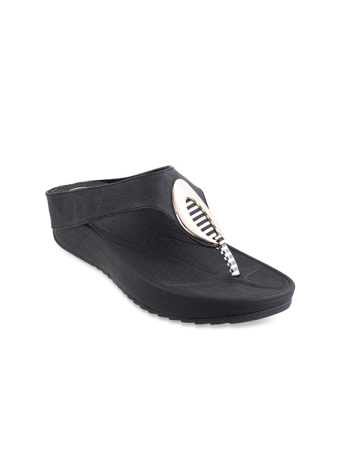 

Metro Women Black Solid Wedges