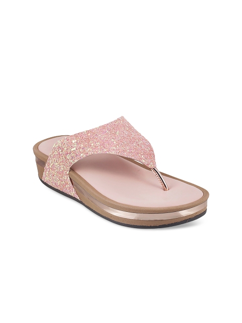 

Metro Women Pink Embellished Flatforms