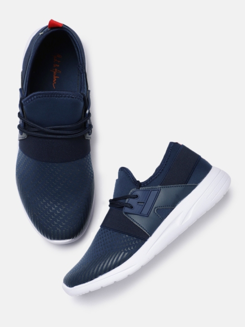 

Mast & Harbour Men Navy Blue Sneakers