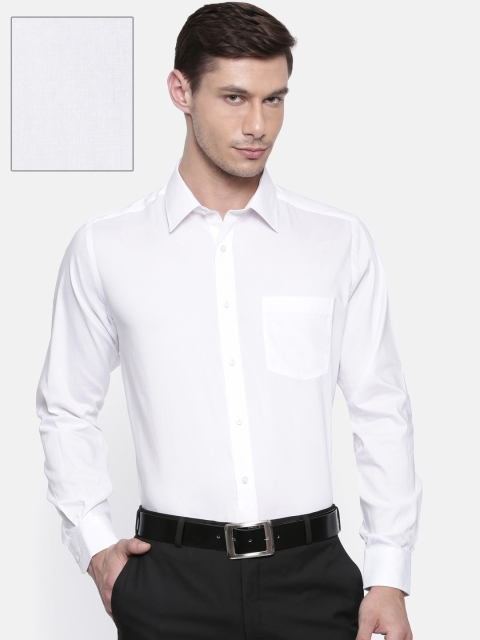 

Park Avenue Men White Slim Fit Solid Formal Shirt