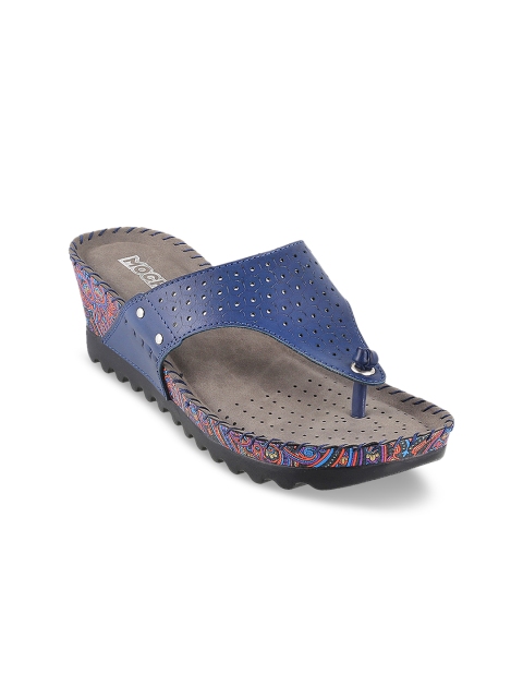 

Mochi Women Blue Solid Sandals