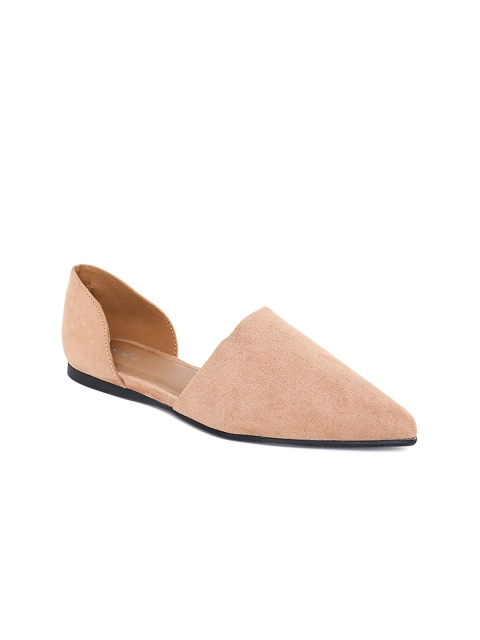 

FOREVER 21 Women Beige Solid Flats