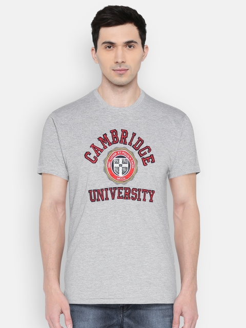 

Pepe Jeans Men Grey Printed Round Neck T-shirt