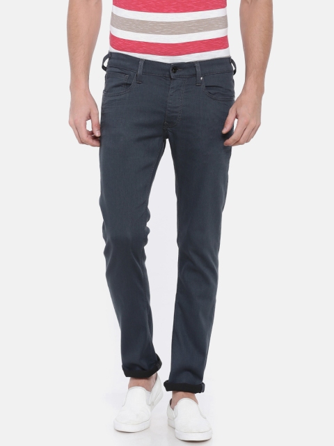 

Pepe Jeans Men Charcoal Grey Vapour Slim Fit Low-Rise Clean Look Stretchable Jeans