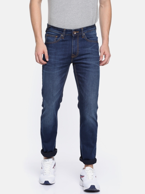 

Pepe Jeans Men Blue Slim Fit Low-Rise Clean Look Stretchable Jeans
