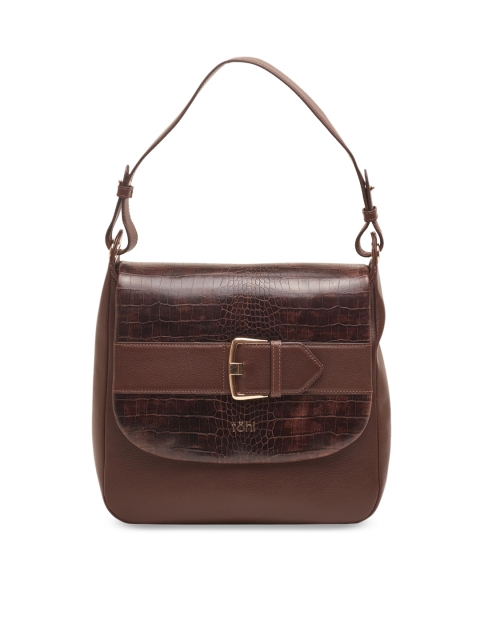 

tohl Brown Textured Shoulder Bag