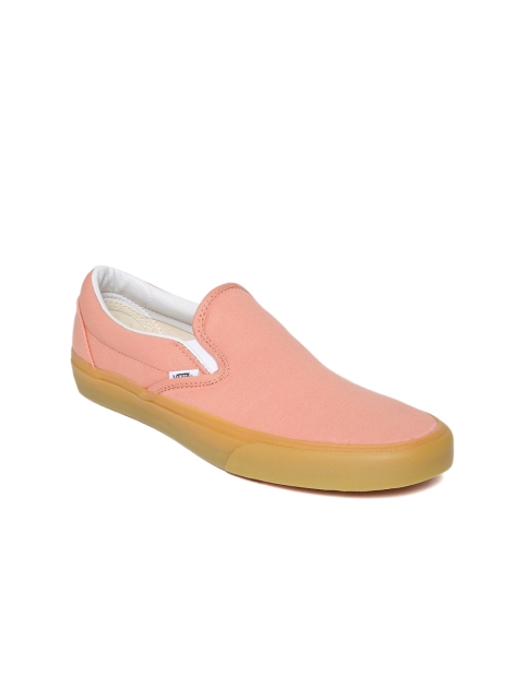

Vans Unisex Peach-Coloured Classic Slip-On Sneakers