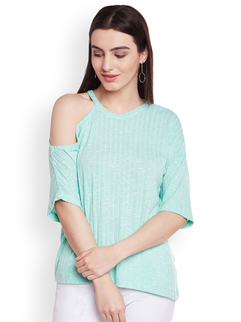 

Latin Quarters Women Sea Green Solid Top