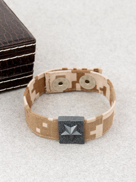 

Dare by Voylla Brown Metal Wraparound Bracelet