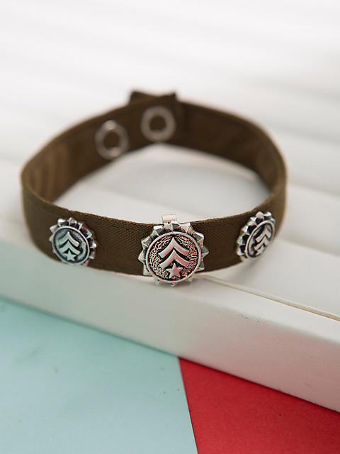 

Dare by Voylla Brown Metal Wraparound Bracelet