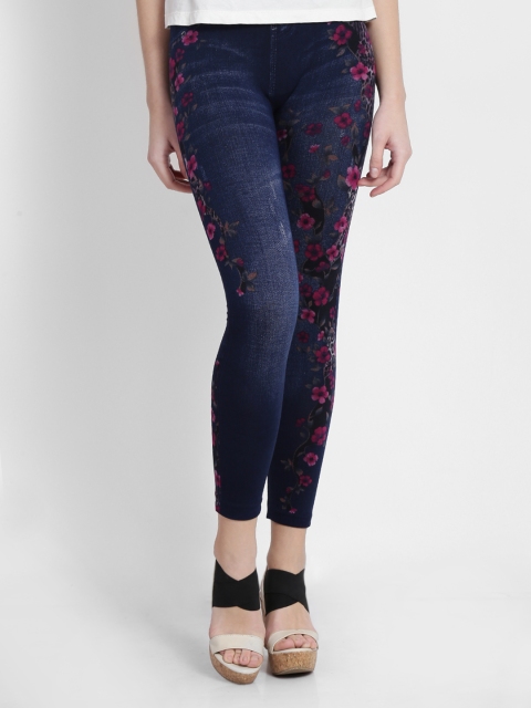 

Camey Women Blue Floral Print Jeggings